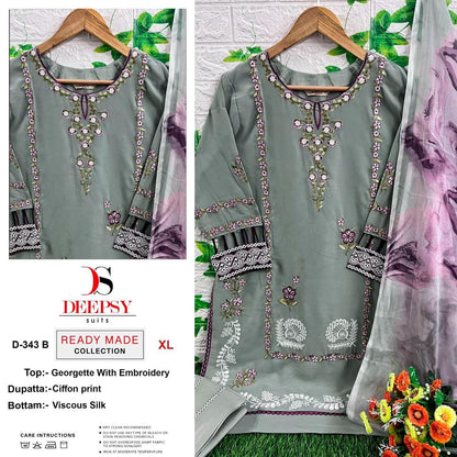 343 Deepsy Georgette Pakistani Readymade Suits