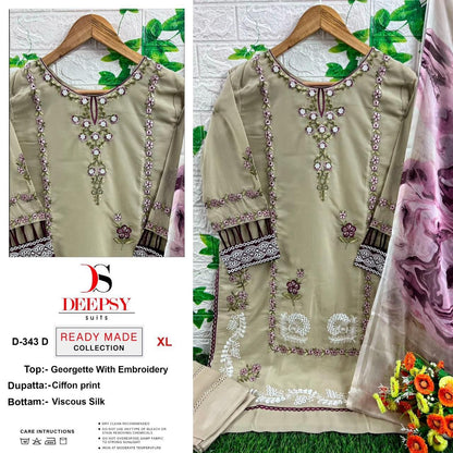 343 Deepsy Georgette Pakistani Readymade Suits