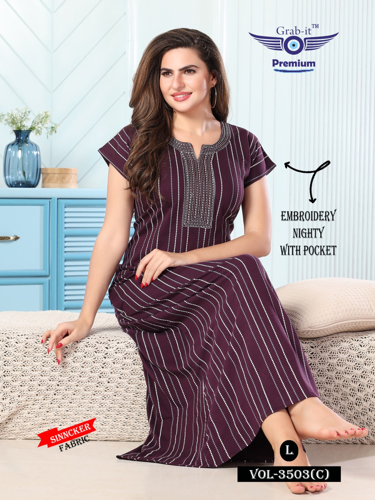 3503-C Grab It Sinker Night Gowns