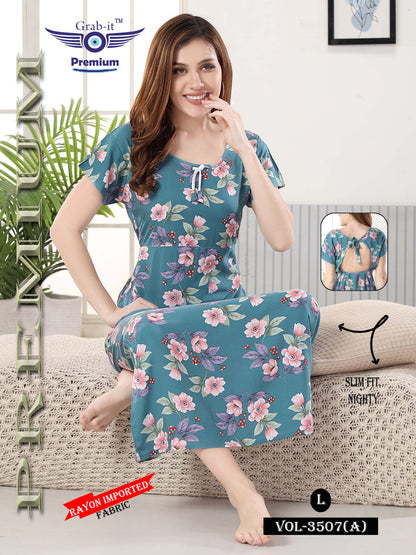 3507-A Grab It Rayon Night Gowns