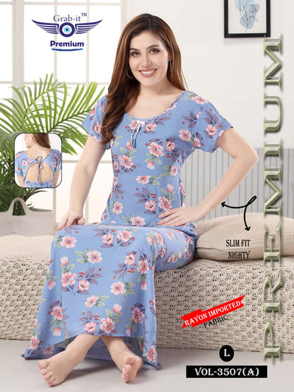 3507-A Grab It Rayon Night Gowns