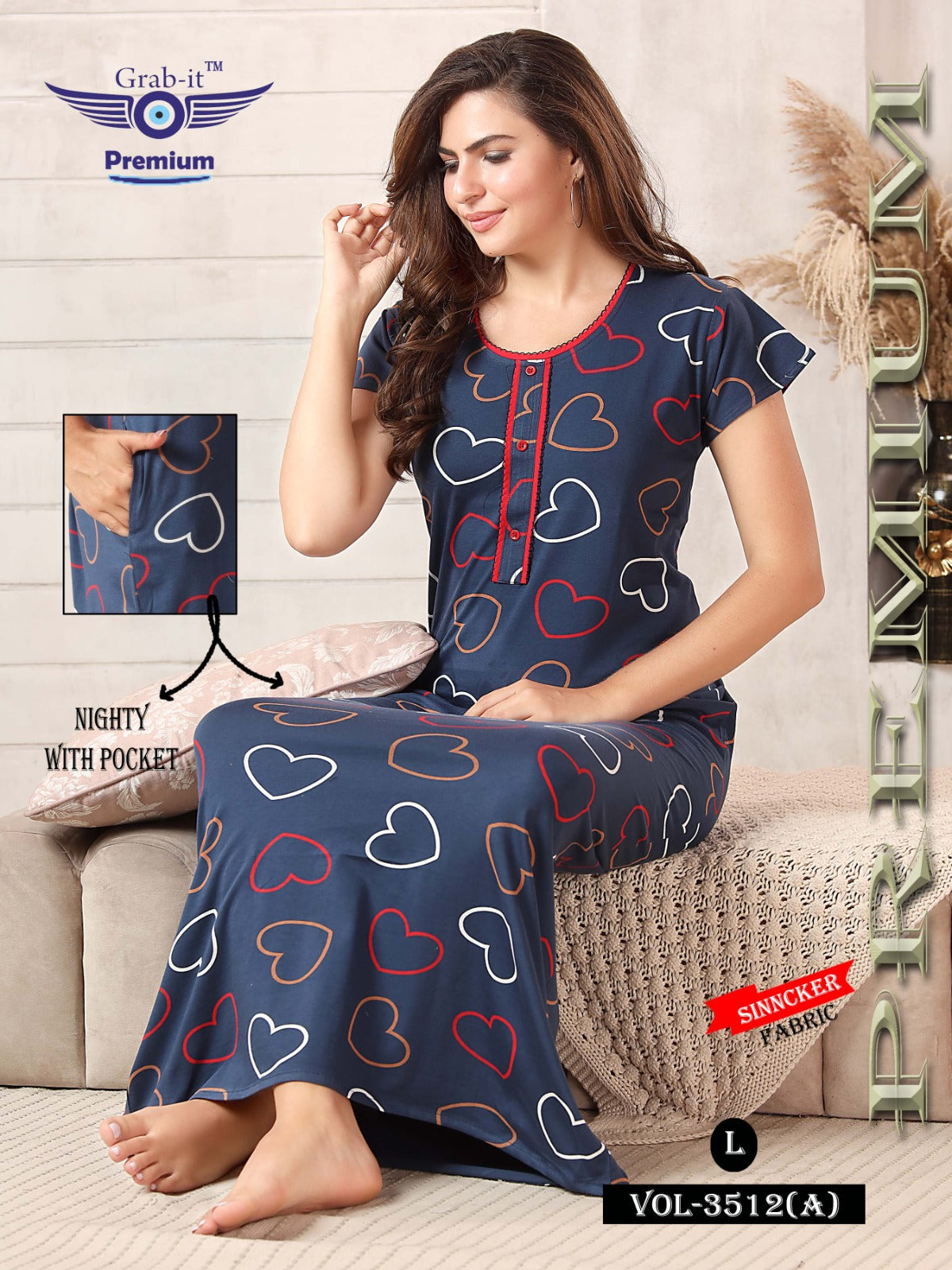 3512-A Grab It Sinker Night Gowns