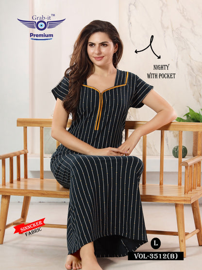 3512-B Grab It Sinker Night Gowns