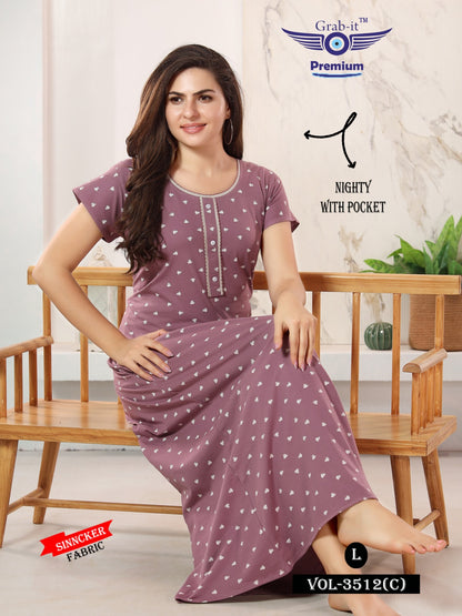 3512-C Grab It Sinker Night Gowns