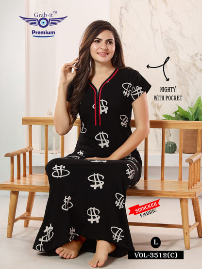 3512-C Grab It Sinker Night Gowns