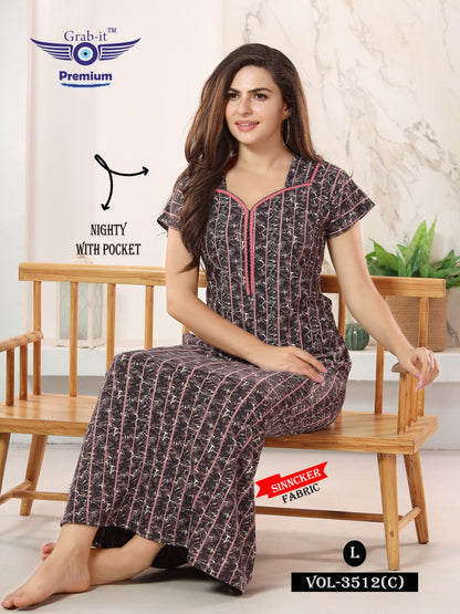 3512-C Grab It Sinker Night Gowns