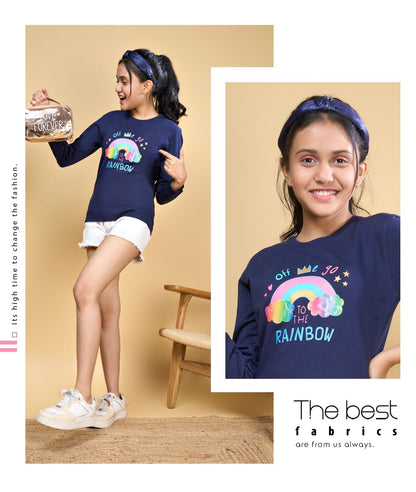 365 Pyari Pari Cotton Looper Girls Tshirt