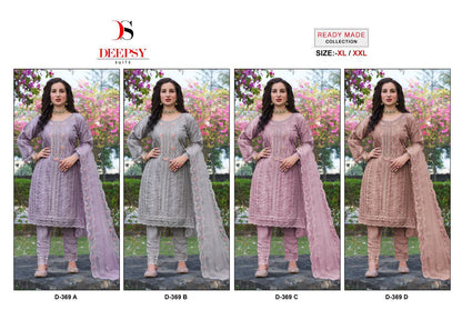 369 Deepsy Organza Pakistani Readymade Suits