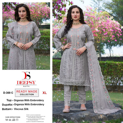 369 Deepsy Organza Pakistani Readymade Suits