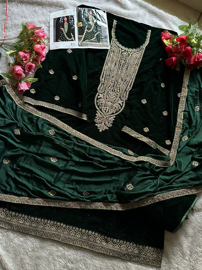 369 Ziaaz Designs Velvet Suits