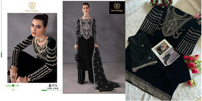 370 Colors Ziaaz Designs Velvet Suits
