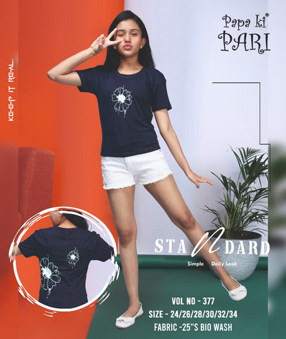 377 Papa Ki Pari Bio Girls Tshirt