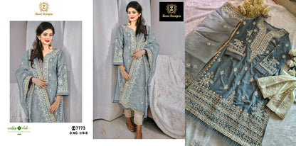 378 Ziaaz Designs Velvet Suits