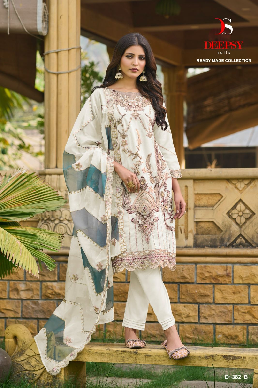 382 Deepsy Organza Pakistani Readymade Suits
