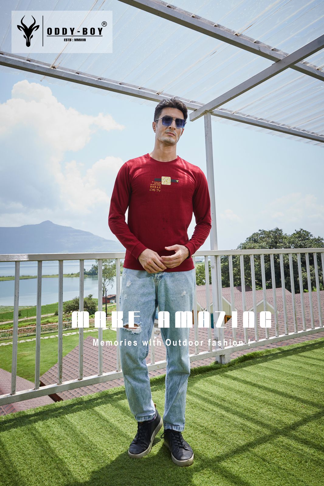 387 Oddy Boy Slub Mens Tshirts