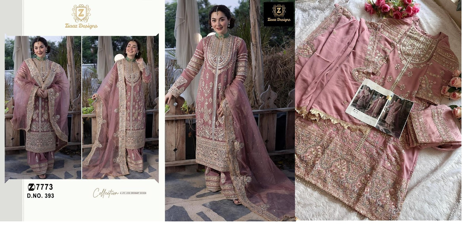 393-Colors Ziaaz Designs Georgette Pakistani Salwar Suits