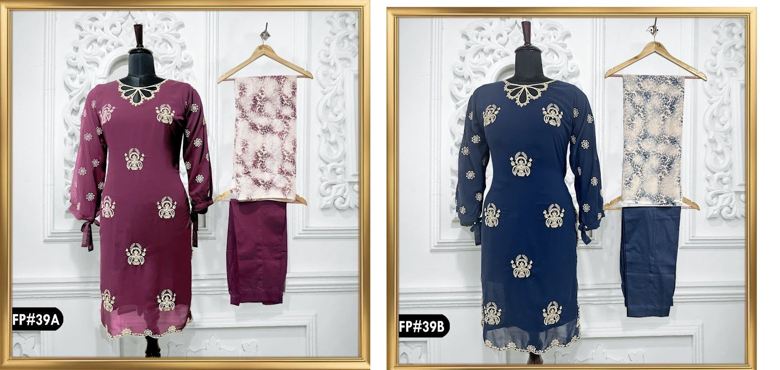 39 Farwah Georgette Pakistani Readymade Suits