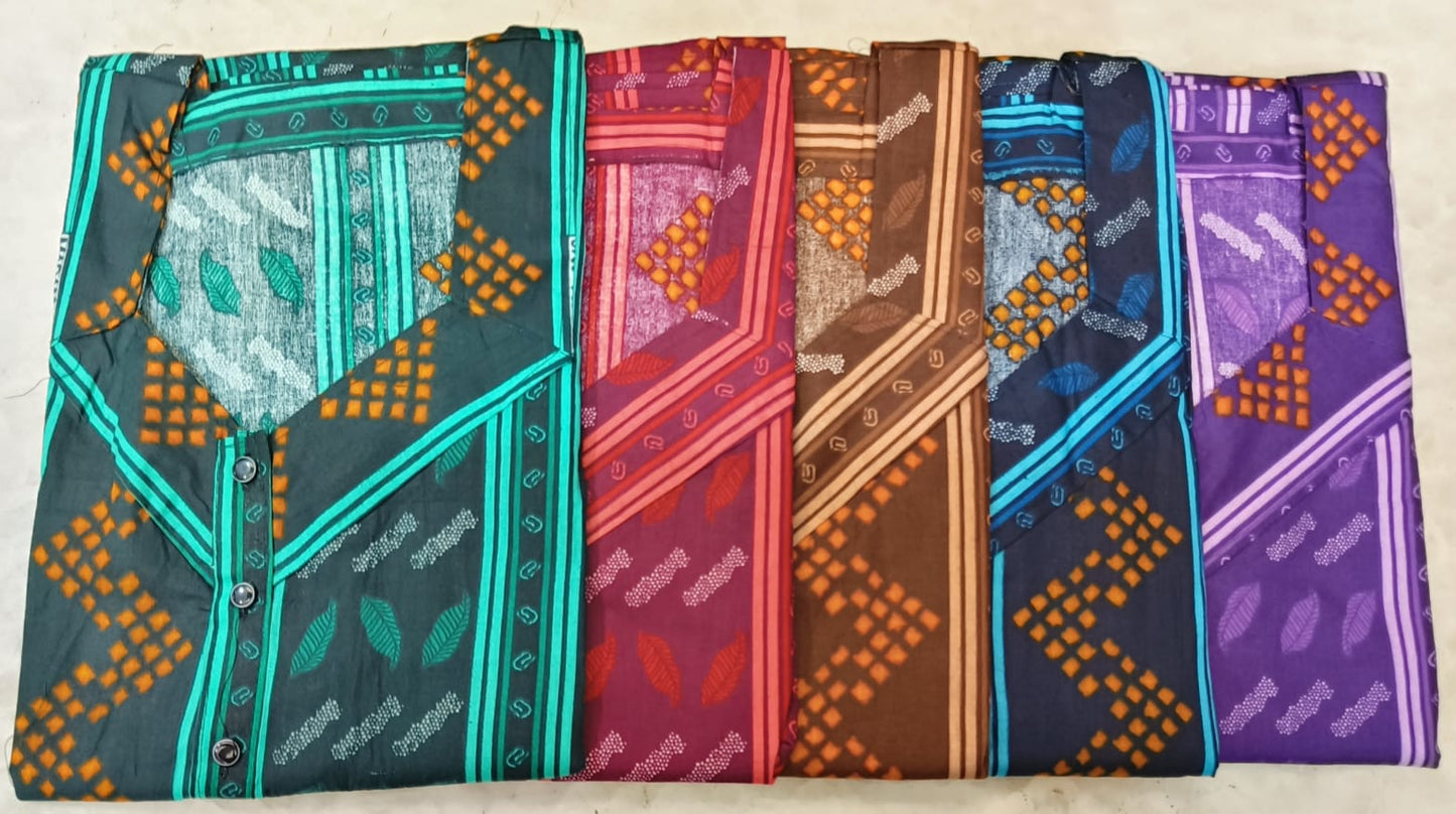 3 Button-2601 Ruchee Fashion Night Gowns