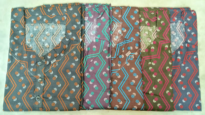 3 Button-2601 Ruchee Fashion Night Gowns