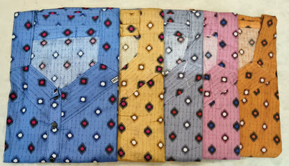 3 Button-2601 Ruchee Fashion Night Gowns