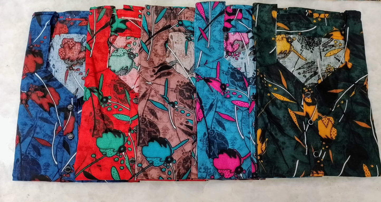 3 Button-2601 Ruchee Fashion Night Gowns