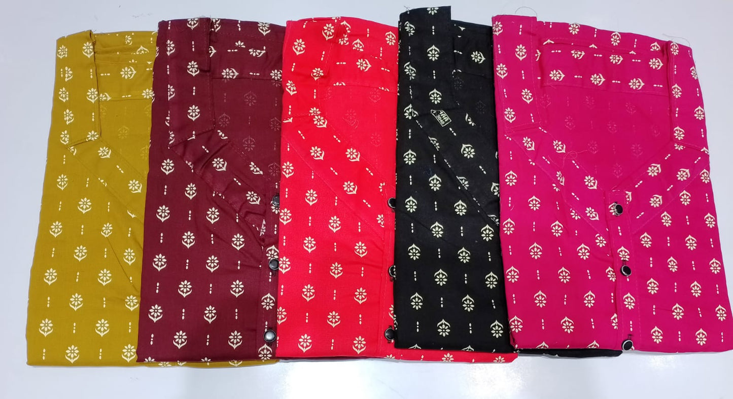 3 Buttons-1701 Ruchee Fashion Night Gowns