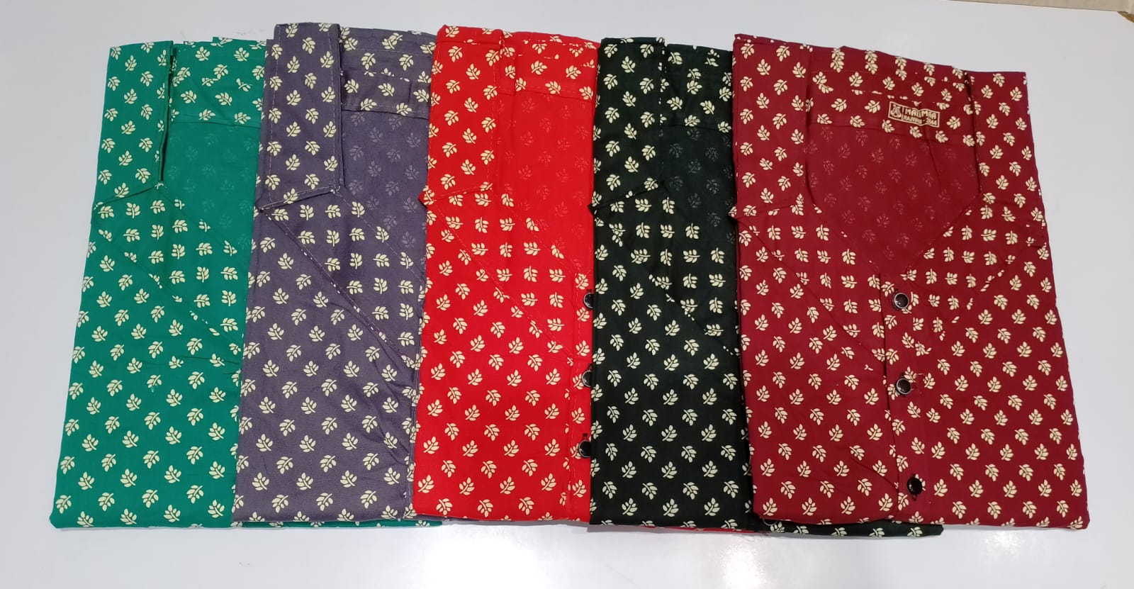 3 Buttons-1701 Ruchee Fashion Night Gowns