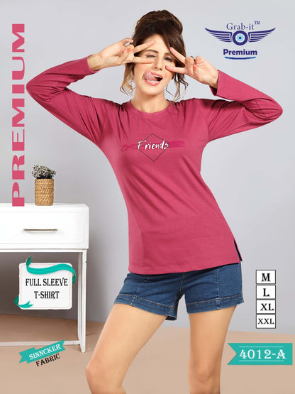 4012-A Grab It Sinker Women Tshirt