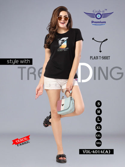 4014-A Grab It Tencil Women Tshirt