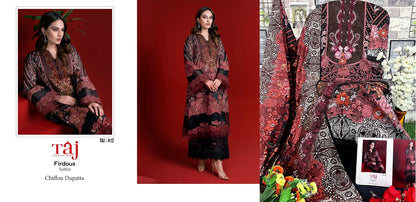 412-414 Taj Creations Cotton Pakistani Salwar Suits