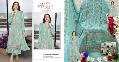 424 Motifz Georgette Pakistani Salwar Suits