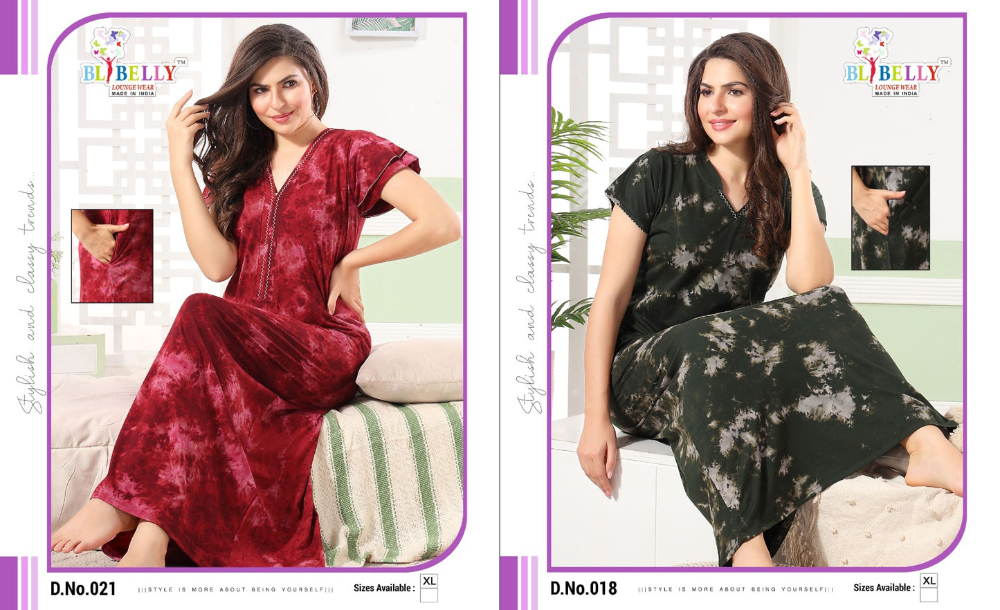 426 Belly Hosiery Sinker Night Gowns