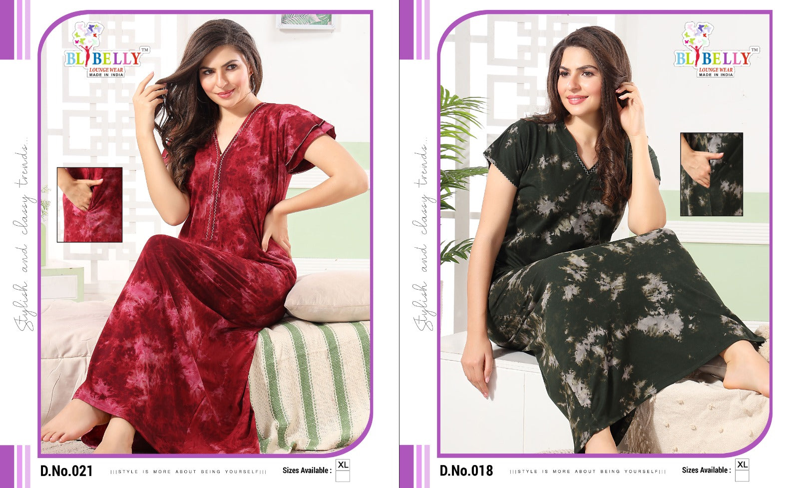 426 Belly Hosiery Sinker Night Gowns