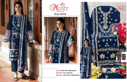 429 Motifz Georgette Pakistani Salwar Suits