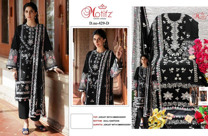 429 Motifz Georgette Pakistani Salwar Suits