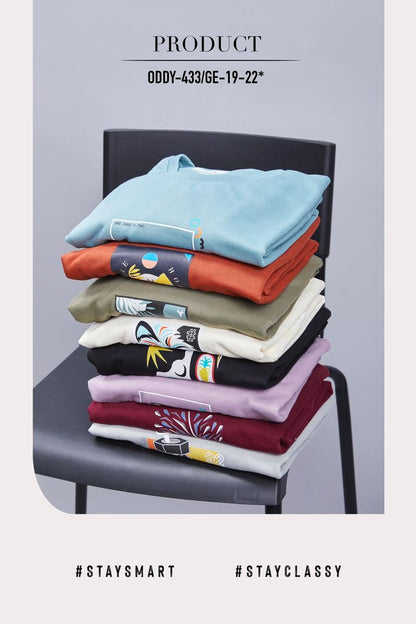 433 Oddy Boy Cotton Looper Mens Tshirts