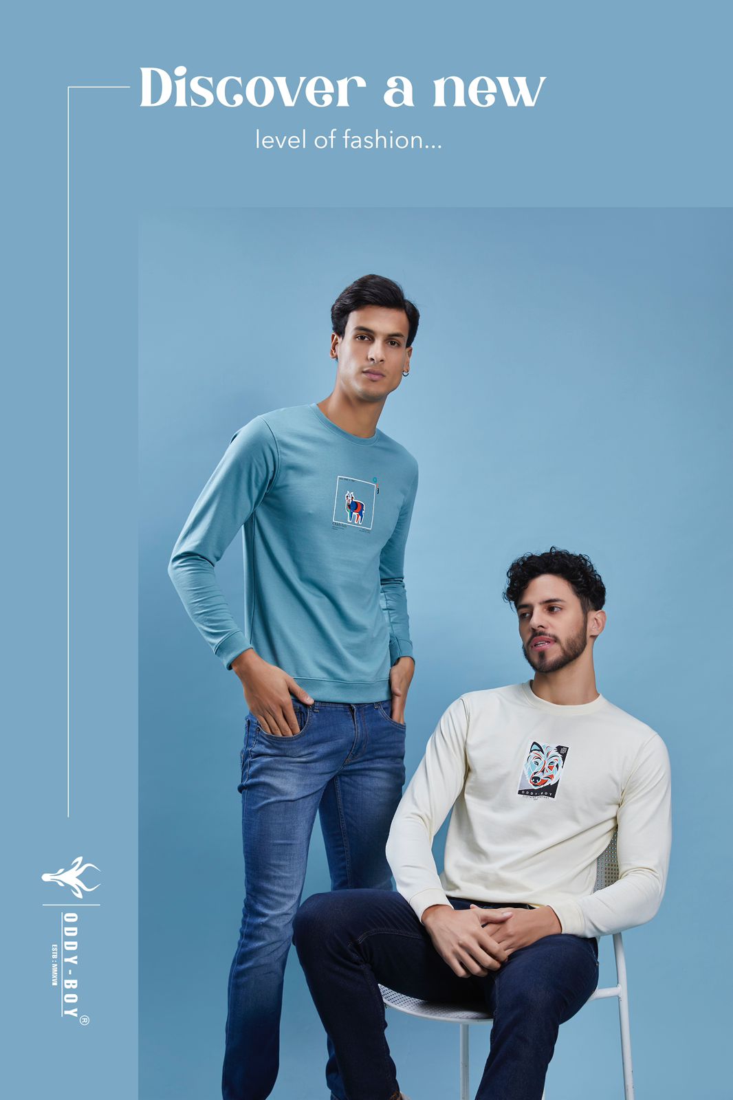 433 Oddy Boy Cotton Looper Mens Tshirts