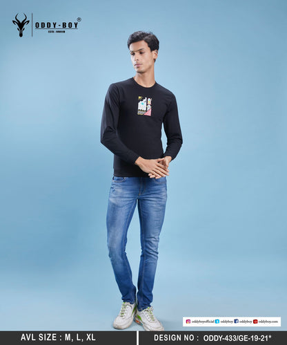 433 Oddy Boy Cotton Looper Mens Tshirts