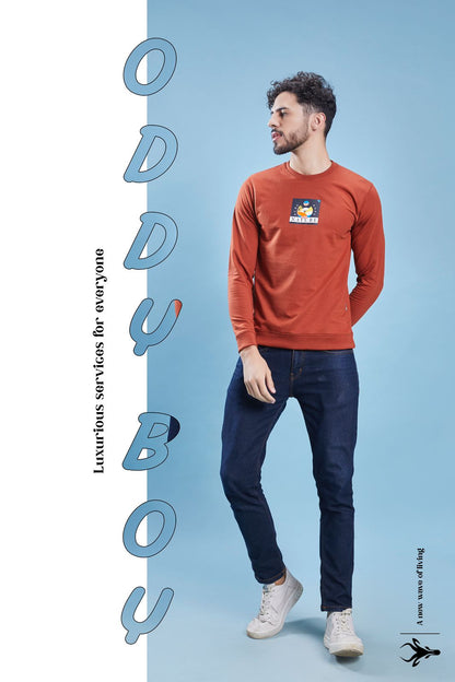 433 Oddy Boy Cotton Looper Mens Tshirts