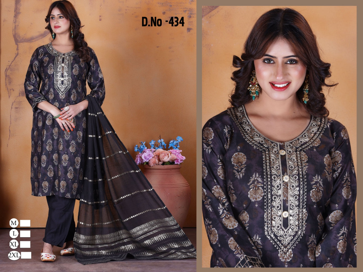 434-435 Ladli Modal Readymade Pant Style Suits