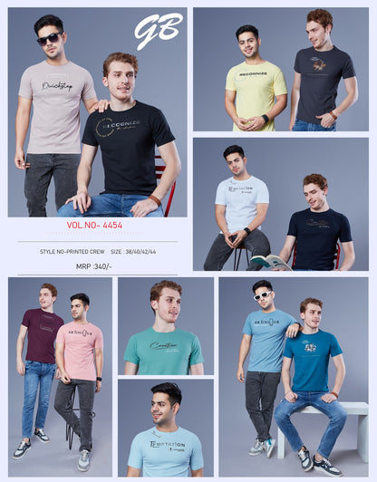 4454 Gb Lycra Mens Tshirts