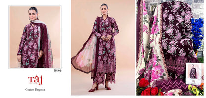 448-449 Taj Creations Cotton Pakistani Salwar Suits