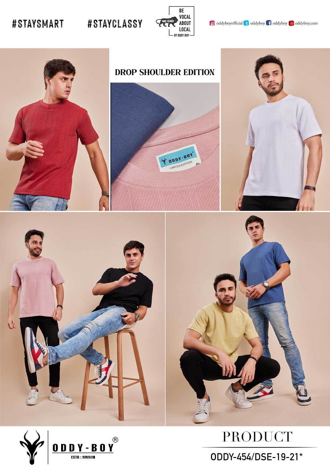454 Oddy Boy Knit Mens Tshirts