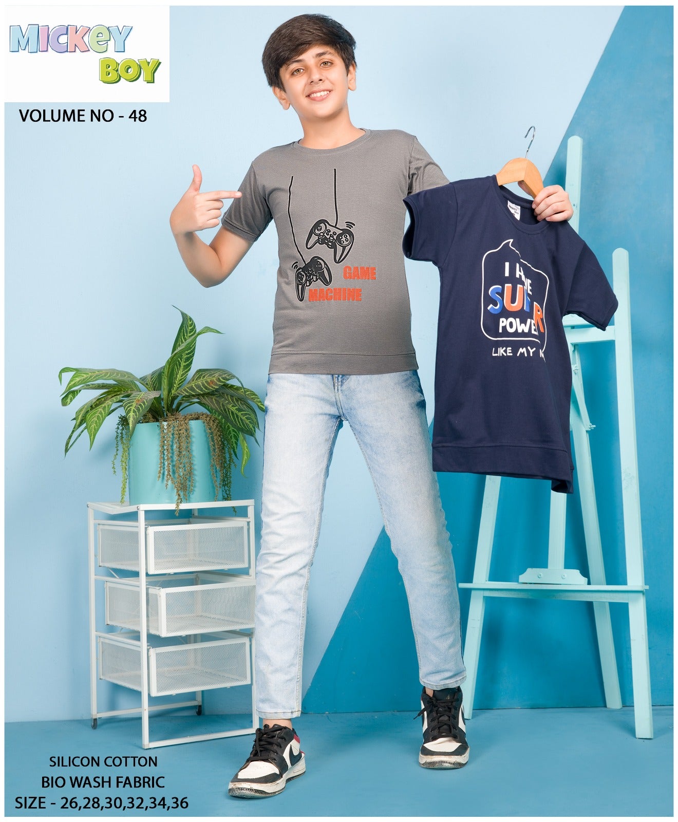48 Mickey Bio Boys Tshirt – Kavya Style Plus