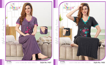 493 Belly Hosiery Sinker Night Gowns