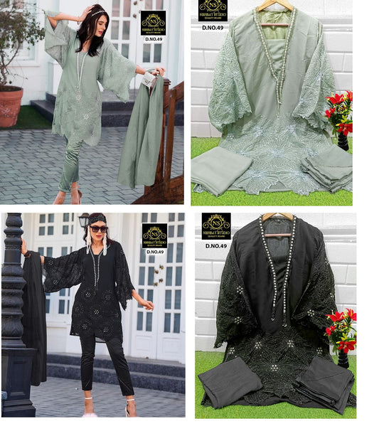 49 Nishbat Studio Georgette Pakistani Readymade Suits