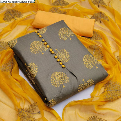 50006 Gangour Slub Salwar Suits