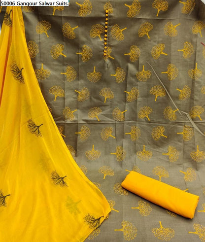 50006 Gangour Slub Salwar Suits