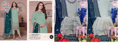 5001-Klmn Affan Creation Fox Georgette Pakistani Salwar Suits