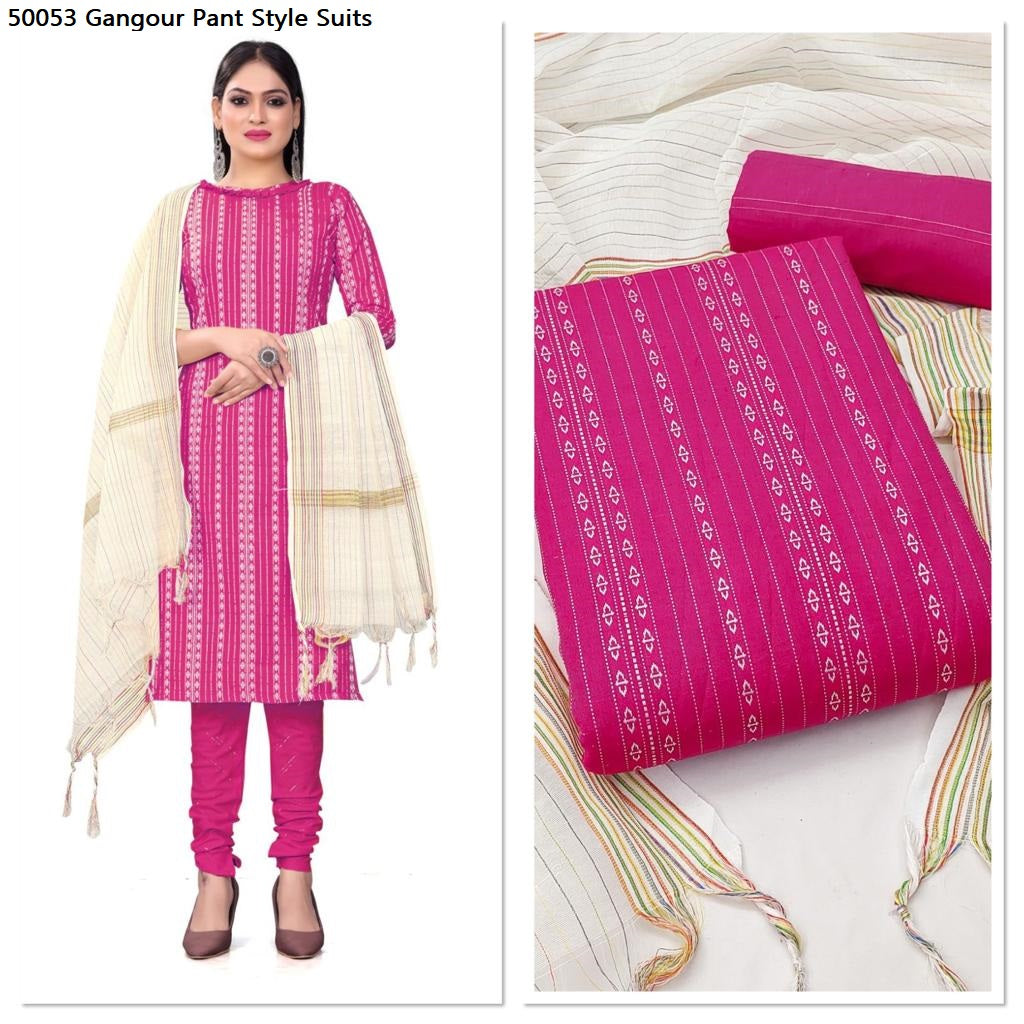 50053 Gangour Cotton Pant Style Suits